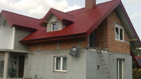 Dach, Grabce
